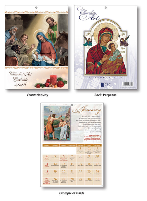 2026 Church Art Catholic Calendars